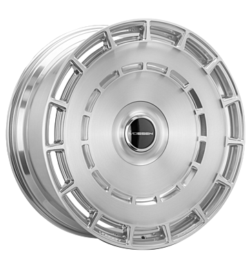 Vossen HF9 10x24 ET5 5x112 66,5 silver brushed