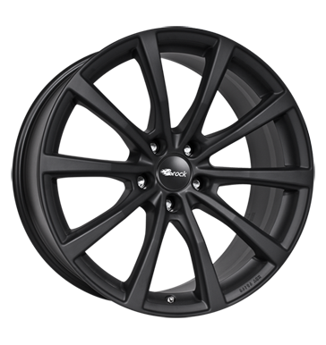Brock B32 8,5x20 ET45 5x112 66,6 schwarz klar matt
