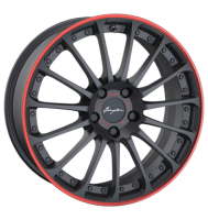 Breyton Magic CW 7,5x18 ET48 4x100 56 matt grey with red...