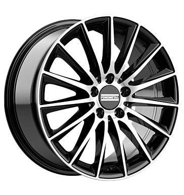 Fondmetal Aidon 9x19 ET20 5x112 66,5 glossy black machined