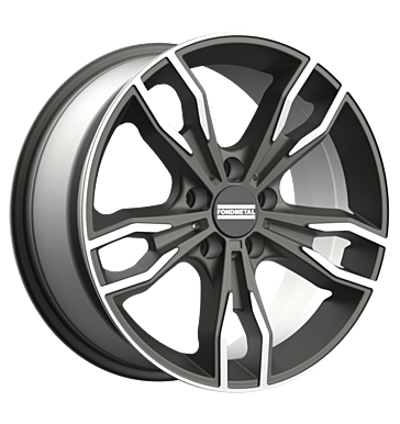 Fondmetal Alke 8x19 ET45 5x120 72,5 matt titanium machined