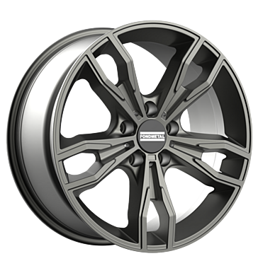 Fondmetal Alke 9x19 ET29 5x120 72,5 glossy titanium