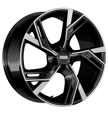 Fondmetal Atena 8x19 ET39 5x112 57,1 glossy black machined