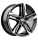 Fondmetal Hexis 8x18 ET29 5x112 66,5 glossy black machined