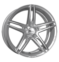Brock B33 8x17 ET35 5x100 63,4 kristallsilber