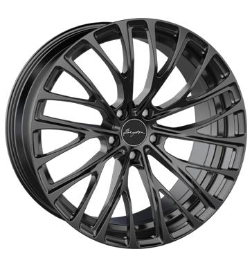 Breyton Topas 9x22 ET25 5x112 66,5 matt black undercut