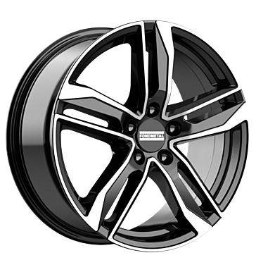 Fondmetal Hexis 8,5x19 ET32 5x112 57,1 glossy black machined
