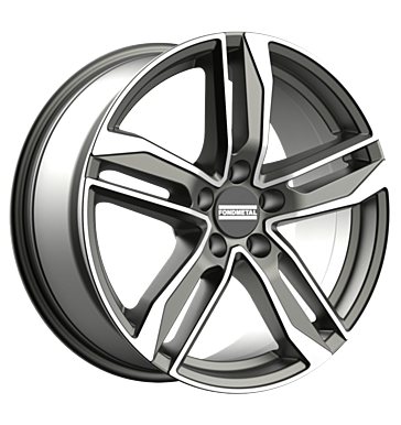 Fondmetal Hexis 8,5x19 ET32 5x112 57,1 glossy titanium machined