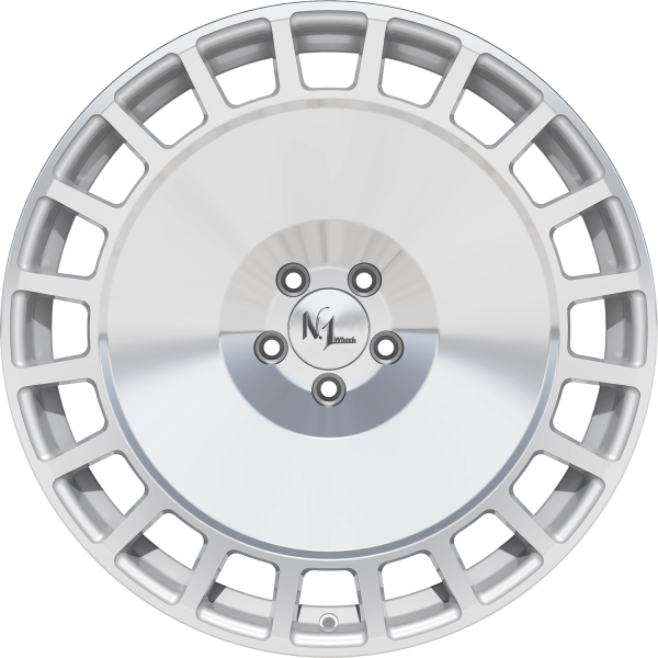 MONOBLOCK PL1 Concave 9,5x22 5x112 ET15 Hyper Silver Polished Surface