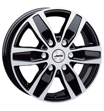 Autec Quantro 6,5x16 ET56 6x139,7 92,4 schwarz poliert