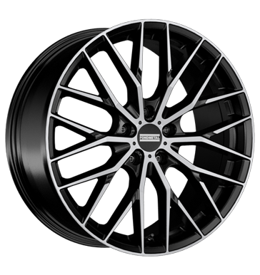 Fondmetal Makhai 9x21 ET29 5x110 65,1 glossy black machined