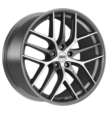 BBS CC-R 9,5x19 ET46 5x112 82 graphit diamant-gedreht matt