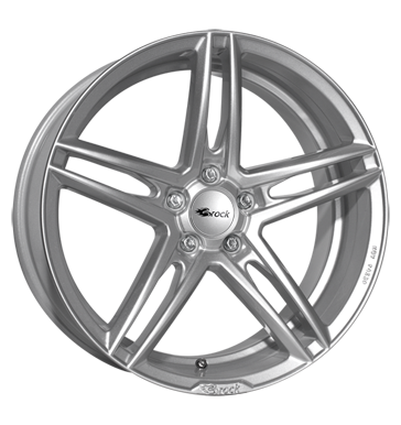 Brock B33 8,5x19 ET35 5x120 72,6 kristallsilber