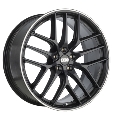 BBS CC-R 10,5x20 ET35 5x120 82 schwarz matt