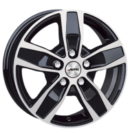 Autec Quantro 7x17 ET62 5x130 78,1 schwarz poliert