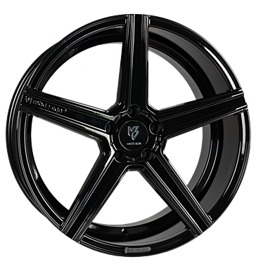 mbDESIGN KV1 DC 10,5x20 ET45 5x120 65,1 schwarz glänzend