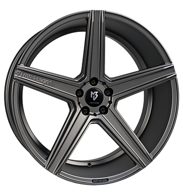 mbDESIGN KV1 DC 12x20 ET61 5x130 71,6 grau matt