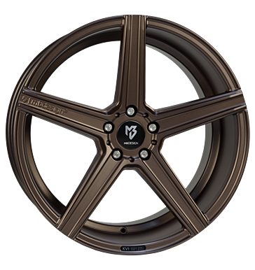 mbDESIGN KV1 DC 9x20 ET21 5x114,3 75 bronze seidenmatt