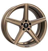 mbDESIGN KV1 DC 10,5x20 ET15 5x115 75 bronze hell seidenmatt