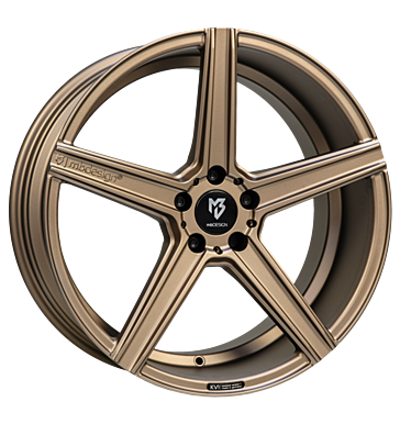 mbDESIGN KV1 DC 9x20 ET34 5x114,3 75 bronze hell seidenmatt
