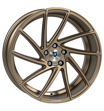 mbDESIGN KV2 8,5x20 ET45 5x130 71,55 bronze hell seidenmatt gepulvert