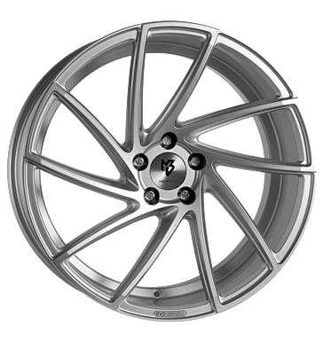 mbDESIGN KV2 8,5x19 ET43 5x112 75 lichtsilber