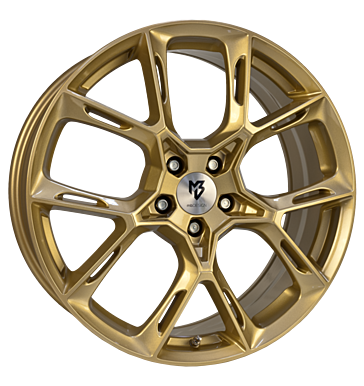 mbDESIGN KX1 9x21 ET35 5x112 75 gold glänzend