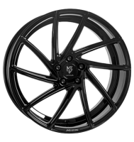 mbDESIGN KV2 8,5x19 ET43 5x114,3 75 schwarz glänzend