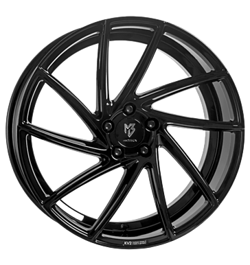 mbDESIGN KV2 8,5x20 ET42 5x112 75 schwarz glänzend