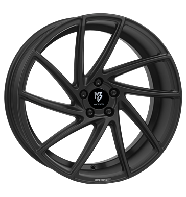 mbDESIGN KV2 8,5x19 ET43 5x114,3 75 schwarz stumpfmatt
