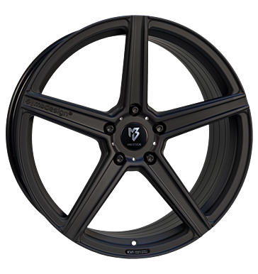 mbDESIGN KV1S 9x21 ET37 5x114,3 75 schwarz stumpfmatt gepulvert