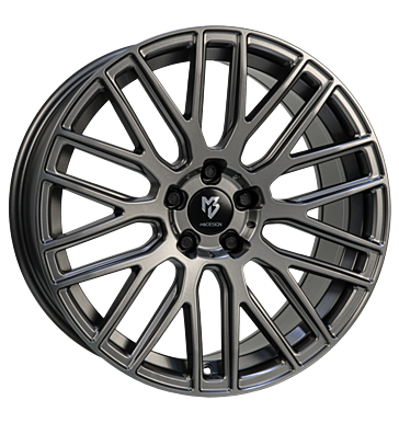 mbDESIGN KV4 7,5x18 ET45 5x108 75 grau matt lackiert