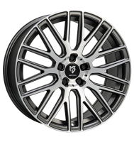 mbDESIGN KV4 10x22 ET40 5x120 74,1 grau matt lackiert...
