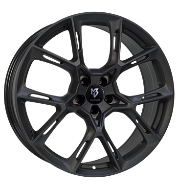mbDESIGN KX1 8,5x20 ET45 5x114,3 75 schwarz stumpfmatt
