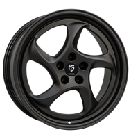 mbDESIGN Turbo 9x19 ET42 5x108 75 schwarz stumpfmatt...