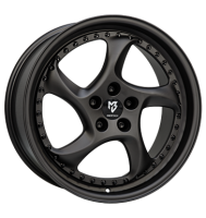 mbDESIGN Turbo S 8,5x19 ET50 5x112 75 schwarz stumpfmatt...