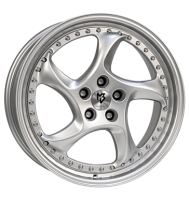 mbDESIGN Turbo S 8,5x19 ET45 5x108 75 lichtsilber...