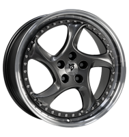 mbDESIGN Turbo S 9x19 ET42 5x108 75 Grau glänzend...