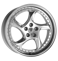 mbDESIGN Turbo S 9x19 ET42 5x108 75 silber glänzend...