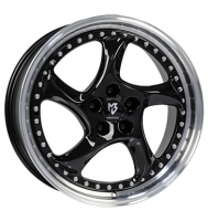 mbDESIGN Turbo S 9x19 ET42 5x114,3 75 Schwarz...