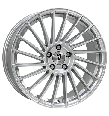 mbDESIGN VR3 7,5x18 ET45 5x100 67,1 lichtsilber glänzend lackiert