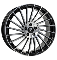 mbDESIGN VR3 7,5x18 ET45 5x112 75 schwarz glänzend...