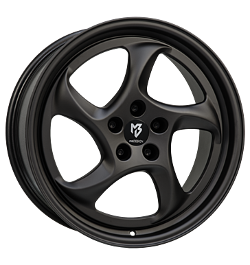mbDESIGN Turbo 8,5x19 ET45 5x108 75 schwarz stumpfmatt gepulvert