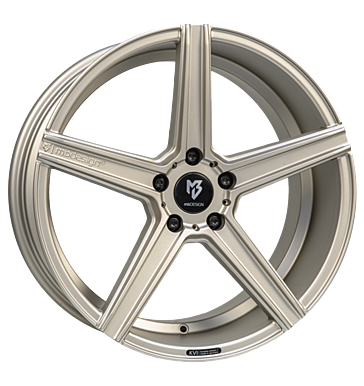 mbDESIGN KV1 DC 12x20 ET42 5x112 57,05 champagner matt lackiert