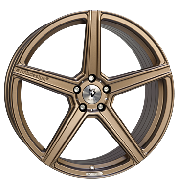 mbDESIGN KV1S DC 11,5x21 ET45 5x130 71,55 bronze hell seidenmatt gepulvert