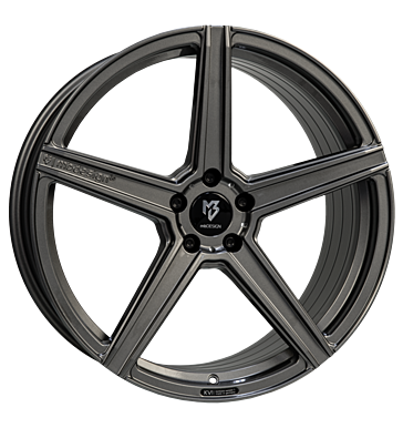 mbDESIGN KV1S DC 11,5x21 ET58 5x112 75 grau glänzend lackiert