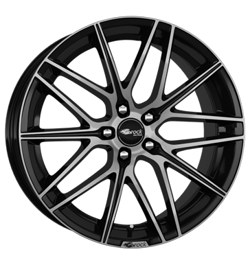 Brock B34 8,5x19 ET46 5x112 66,6 schwarz glanz vollpoliert