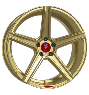 mbDESIGN KV1 DC 9x20 ET34 5x110 75 gold glänzend