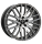 mbDESIGN KV4 8,5x22 ET40 5x114,3 75 grau matt lackiert Front poliert