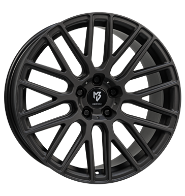 mbDESIGN KV4 8,5x22 ET40 5x112 75 schwarz stumpfmatt gepulvert